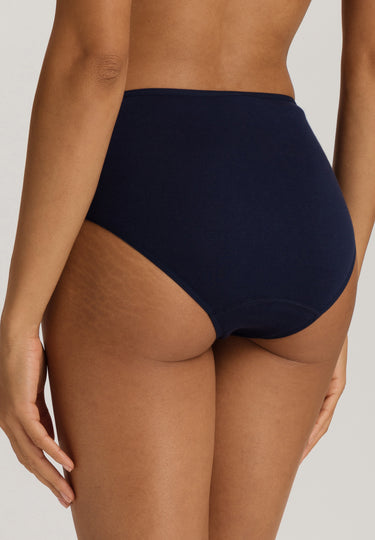 Belina Embroidered Cotton Full Brief | Deep Navy 70877-1610